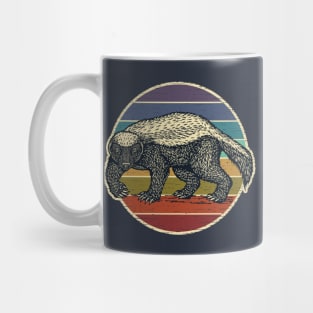 Honey Badger (Retro) Mug